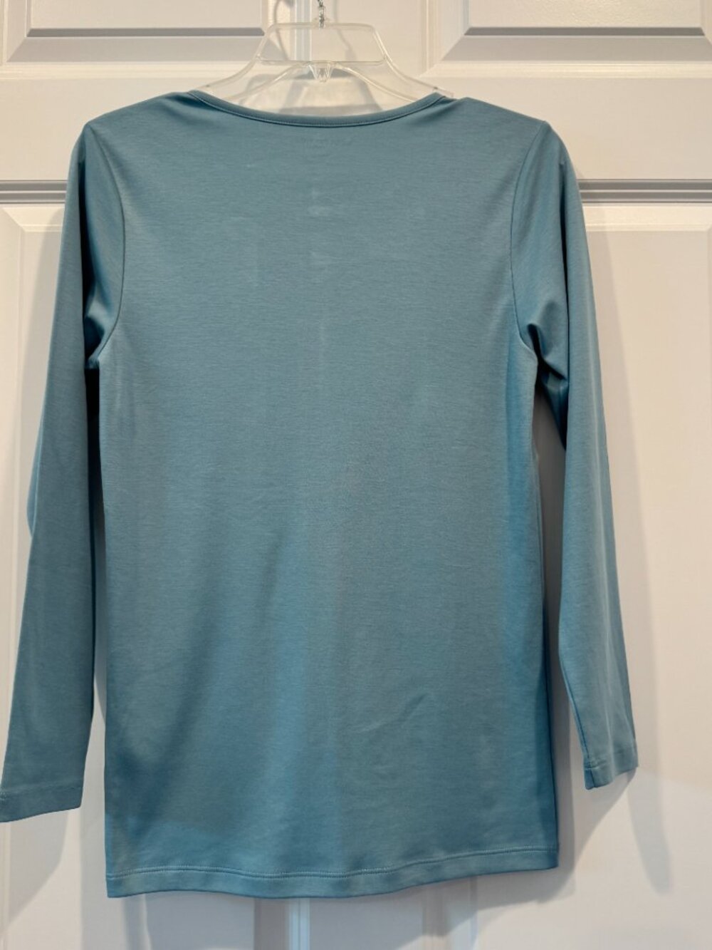 Cuddledown Peruvian Pima Cotton long sleeve crew neck top - Small NWOT - Picture 4 of 8